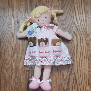 Goldilocks and Bears Plush Doll